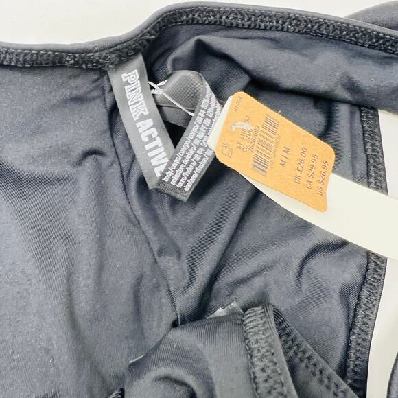 NEW! Pink Active Bikini Bottoms Black - M - Picture 3 of 4